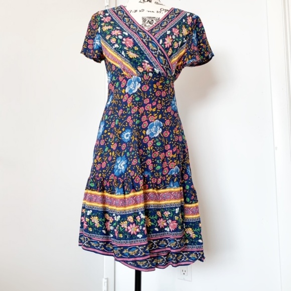 Dresses & Skirts - Boho Spell and the Gypsy look Alike Wrap Dress Bea